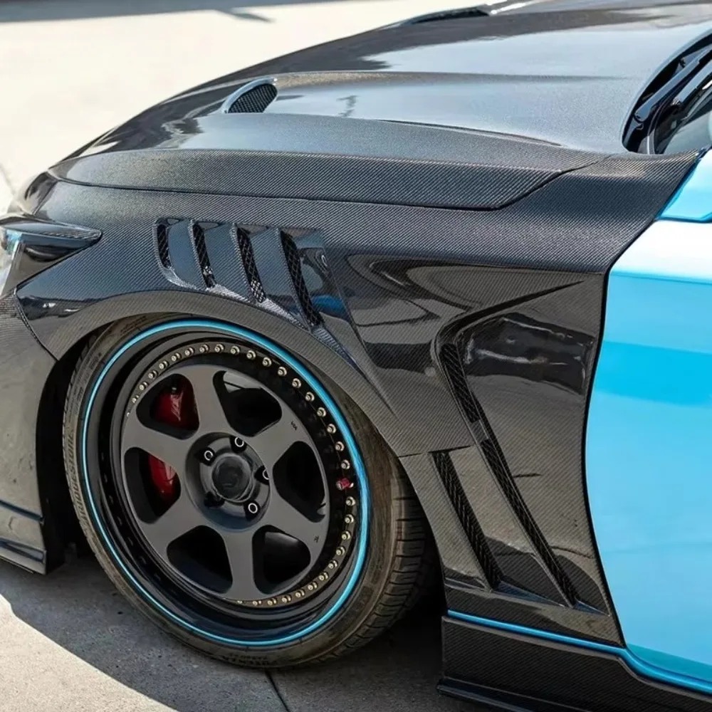 High Quality Carbon Fiber Fvs Style Front Fenders for  Q50 Carbon Fiber Vent Fenders